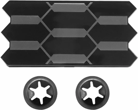 MDEOOSKY 53141-35060 Black & Silver Front Grille Garnish Sensor Cover, Replacement for Toyota Tacoma TRD PRO The 2018-2022