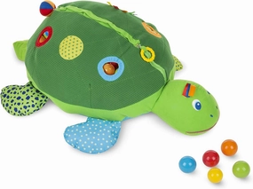 Melissa & Doug Kids Turtle Ball Pit With 60 Balls