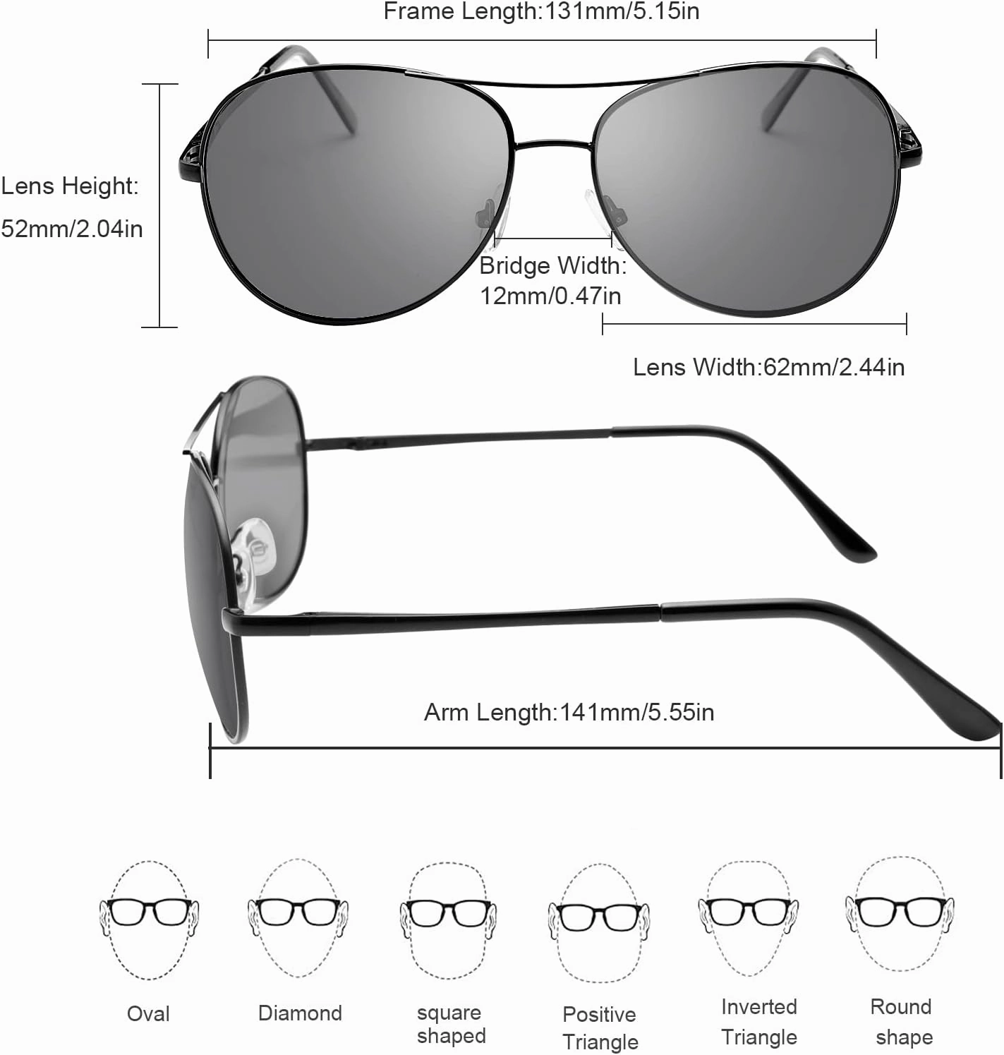 Men's Photochromic Polarized Sunglasses Al-Mg Metal Frame Sports Driving Glasses UV400 Protection Anti Glare Eyewear