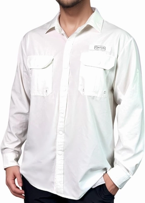 Men's UV UPF 50  Sun Protection Long Sleeve Shirt, Fishing Shirts for Men, Poncho Shirts for Men, Button Up Shirts for Men