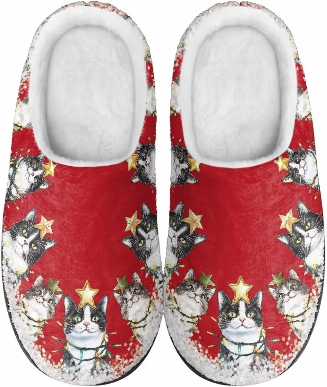 Men's Women's Plush Slippers, Flannel Warm Soft Cozy Slippers, House Bedroom Indoor/Outdoor Warm Shoes, Size 3-15
