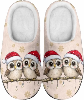Men's Women's Plush Slippers, Flannel Warm Soft Cozy Slippers, House Bedroom Indoor/Outdoor Warm Shoes, Size 3-15
