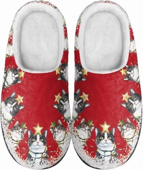 Men's Women's Plush Slippers, Flannel Warm Soft Cozy Slippers, House Bedroom Indoor/Outdoor Warm Shoes, Size 3-15