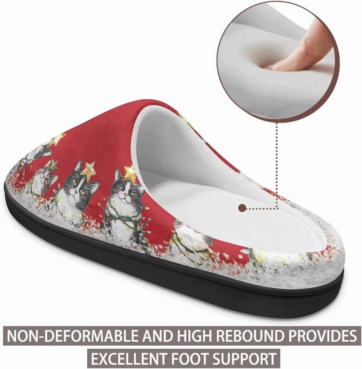Men's Women's Plush Slippers, Flannel Warm Soft Cozy Slippers, House Bedroom Indoor/Outdoor Warm Shoes, Size 3-15