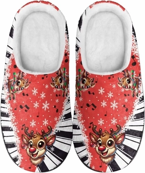 Men's Women's Plush Slippers, Flannel Warm Soft Cozy Slippers, House Bedroom Indoor/Outdoor Warm Shoes, Size 3-15