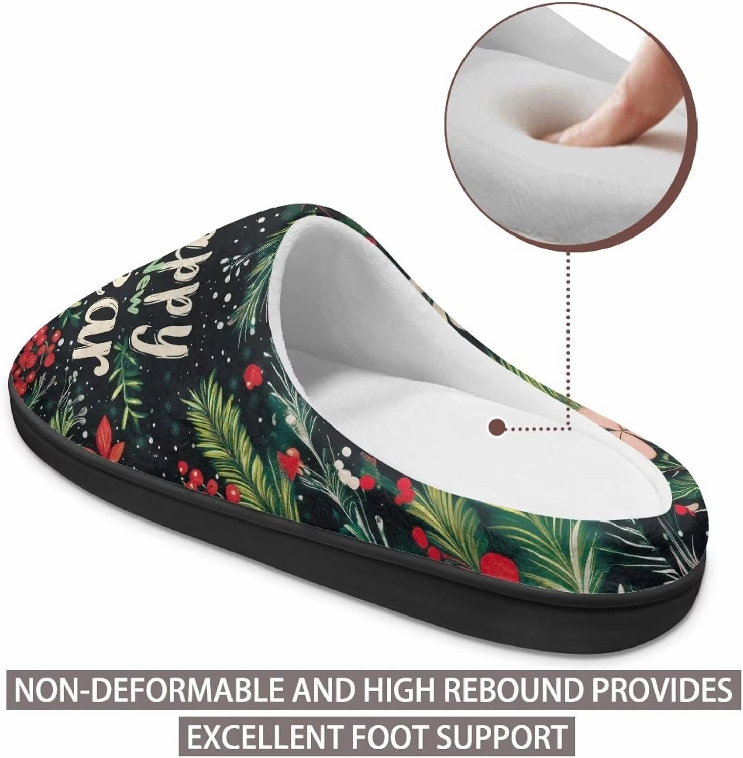 Men's Women's Plush Slippers, Flannel Warm Soft Cozy Slippers, House Bedroom Indoor/Outdoor Warm Shoes, Size 3-15