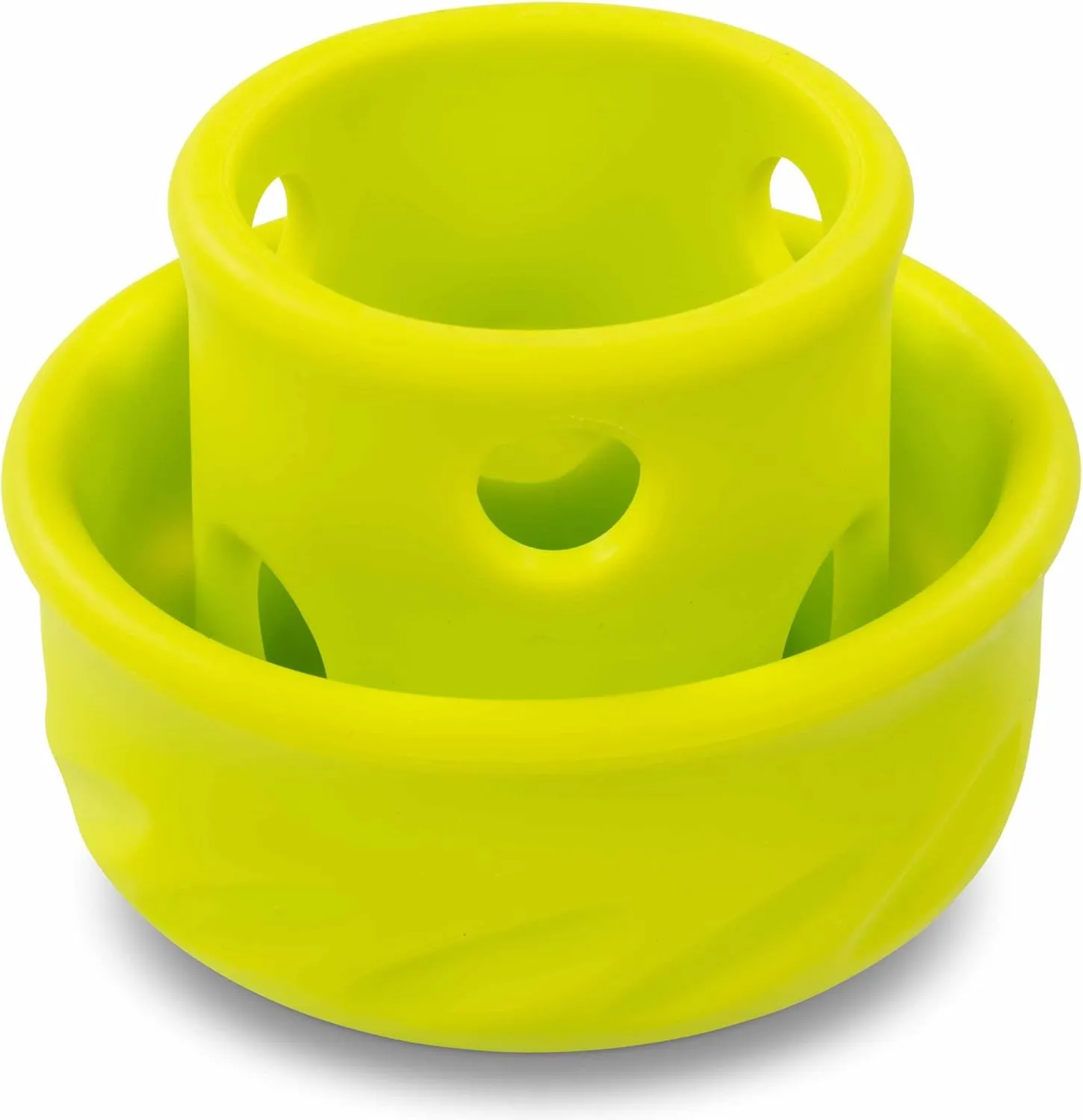 Messy Mutts Totally Pooched Puzzle 'n Play Mushroom (Small) | Interactive Treat Puzzle Toy for Dogs | Durable 3.25”” x 2.5” TPR Dog Toy | Green
