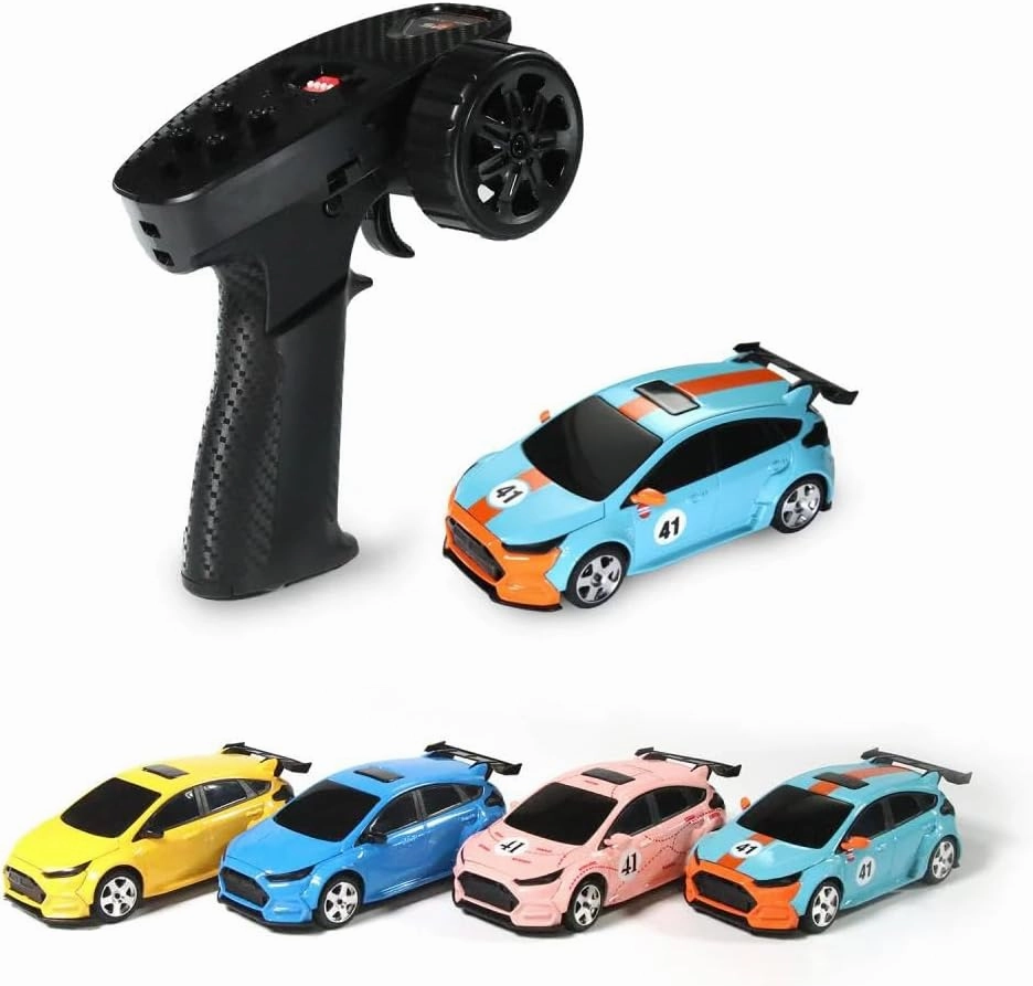 MG044 RC Drift Car, 1:43 Scale 2.4GHz High Speed 4WD Micro FPV Remote Control Car for Adults, RTR RC Racing Vehicle Model