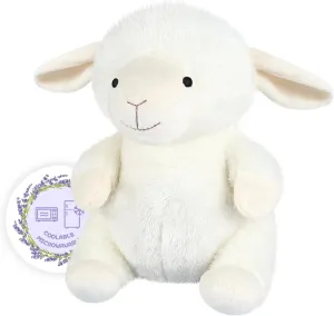 Microwavable Lamb Stuffed Animal Heating Pad Plush, Lavender Scented Sheep Stuffed Animal for Soothing Warmth, Stress Relief & Comfort, Cute Gifts for Kids & Adults