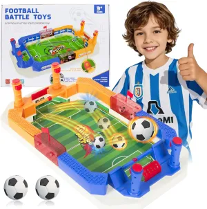 Mini Foosball Game 2025 New Tabletop Football Soccer Pinball for Indoor & Outdoor Play | Desktop Sport Board Game for Adults Kids & Family | Perfect for Home Entertainment & Parties