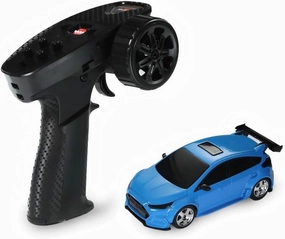 Mini RC Car with HD FPV Camera, 1:43 Scale RC Drift Car for 25  Mins Play, 2.4GHz FPV Rc Car with LED Ambient Lights & Gyro, Mini Racing Toys for Adults (RTR Standard Version/Blue)