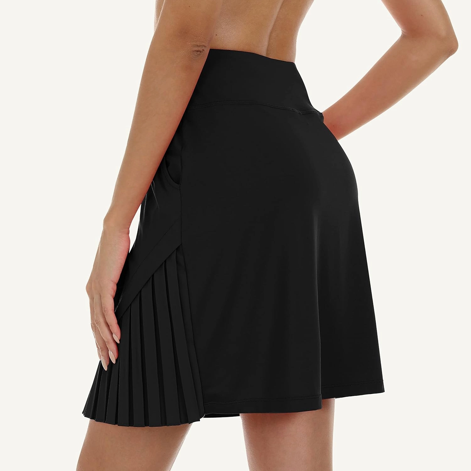 MoFiz Women's 20" Knee Length Golf Skorts Athletic Skirts Summer Casual Active Workout Sports Tennis Skirt with 4 Pockets