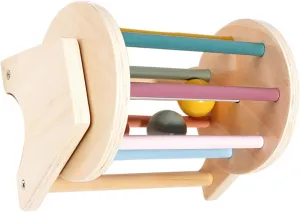 Montessori Textile Drum Educational Rolling Drum for Fine Motor Skill Development Sound Stimulation Safe Smooth Surface Present for Showers Birthdays