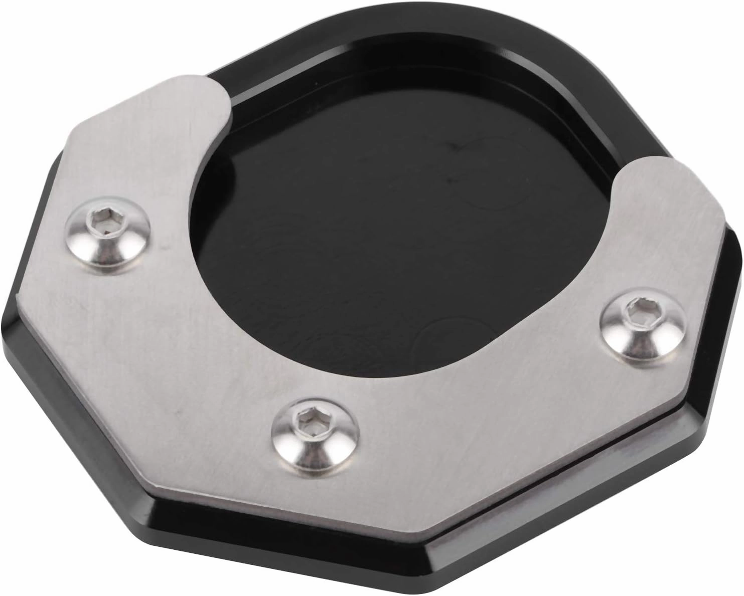 Motorcycle Side Stand Pad Enlarger Extension Pad Fit for TRICKER 2004 2018 Extension Plate Replacement for Tenere