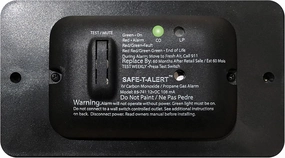 MTI INDUSTRY Safe-T-Alert 85 Series Carbon Monoxide Propane Gas Alarm - 12V - Black