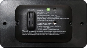 MTI INDUSTRY Safe-T-Alert 85 Series Carbon Monoxide Propane Gas Alarm - 12V - Black