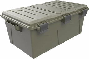 MTM ACRG18 Ammo Crate Utility Box, Easy transport, Spacious and stackable storing, Water resistant, Army Green, Made in the USA