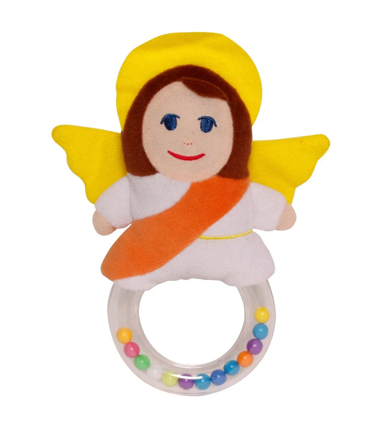 My Guardian Angel Plush Baby Rattle