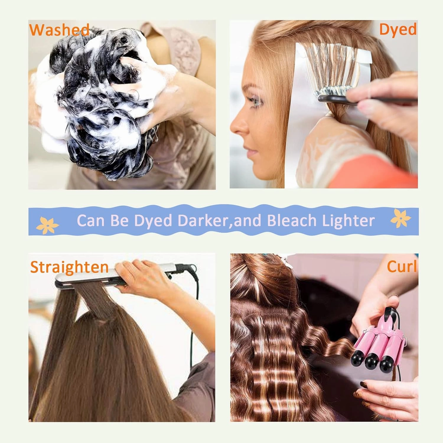 Nano Ring Hair Extensions Human Hair Keratin Cold Fusion Nano Tip Micro Beads Link Thick Hair Balayage Highlight Ombre Real Remy Hair 1g/s (18inch50gr50s, 18-Ash Blonde)