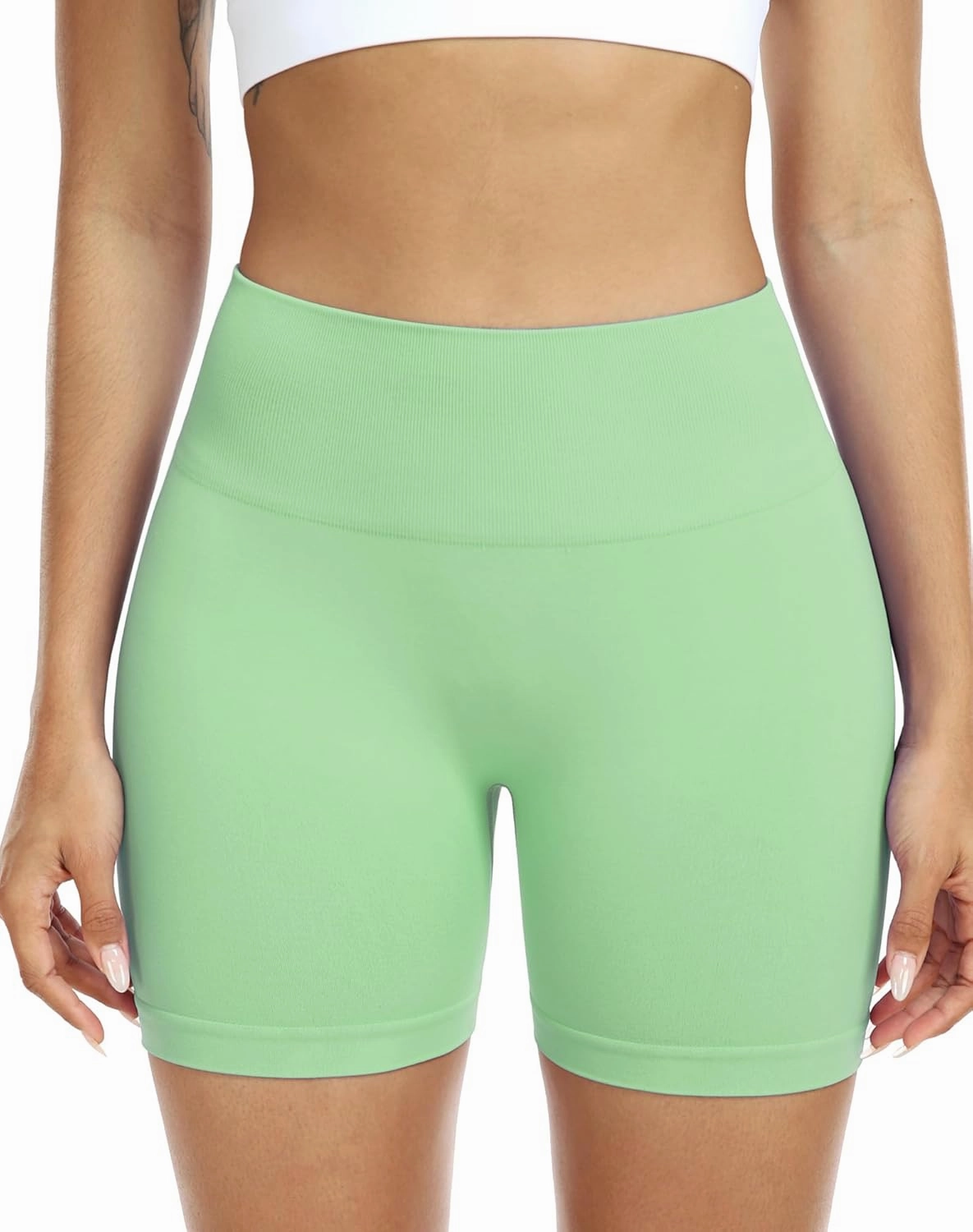NELEUS Workout Shorts/Legging for Women Scrunch Seamless Soft High Waist Gym Shorts/Pants