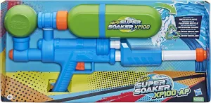 Nerf Super Soaker XP100 Water Blaster – Air-Pressurised Continuous Blast – Removable Tank – for Kids, Teens, Adults