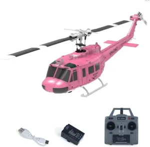 New 1:48 Rc Simulation Helicopter Model C032 Uh-1 Electric Remote Control Reverse Flight Stunt Aircraft 6 Axis Gyroscop Toys