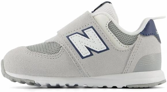 New Balance Baby-Boy's 574 V1 Essentials Comfort New-b Hook and Loop Sneaker