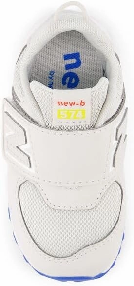 New Balance Baby-Boy's 574 V1 Midsole Hook and Loop Sneaker