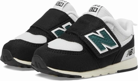 New Balance Baby-Boy's 574 V1 Varsity Suede New-b Hook and Loop Sneaker