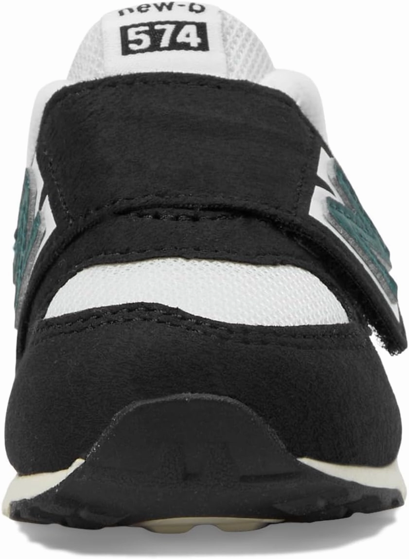 New Balance Baby-Boy's 574 V1 Varsity Suede New-b Hook and Loop Sneaker