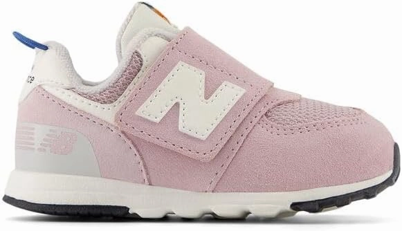 New Balance Unisex-Child 574 V1 70s Racing New-b Hook & Loop Sneaker