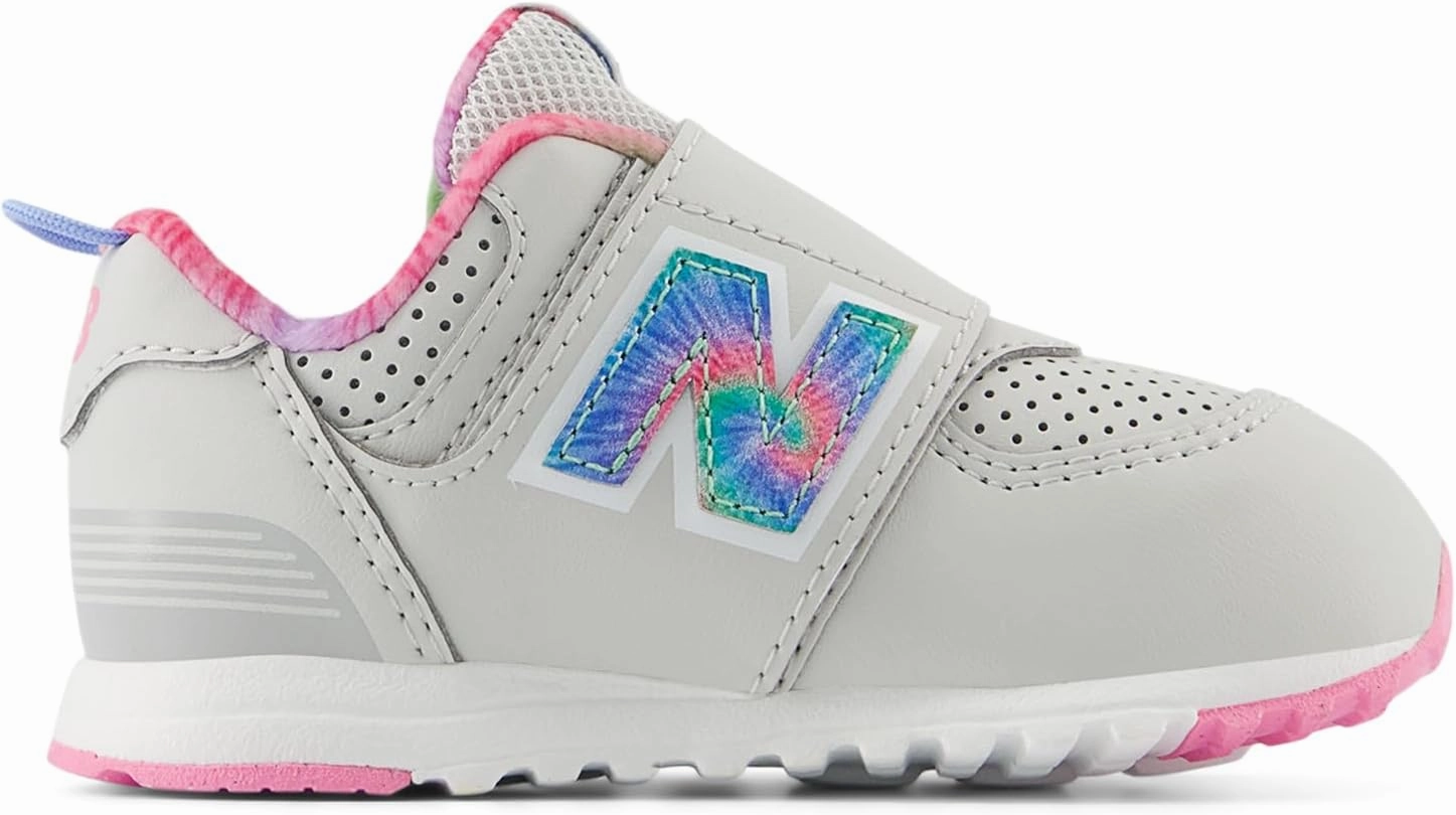 New Balance Unisex-Child 574 V1 70s Racing New-b Hook & Loop Sneaker