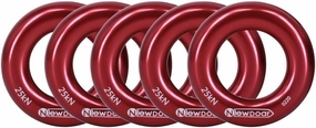 NewDoar Rappel Ring 25kN Gold Large O-Ring Rope Connector for Rock Climbing Arborist Rescue Hammock and Slackline