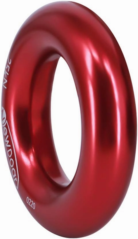NewDoar Rappel Ring 25kN Gold Large O-Ring Rope Connector for Rock Climbing Arborist Rescue Hammock and Slackline