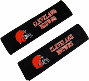 NFL Cleveland Browns Seat Belt Pad (Pack of 2)