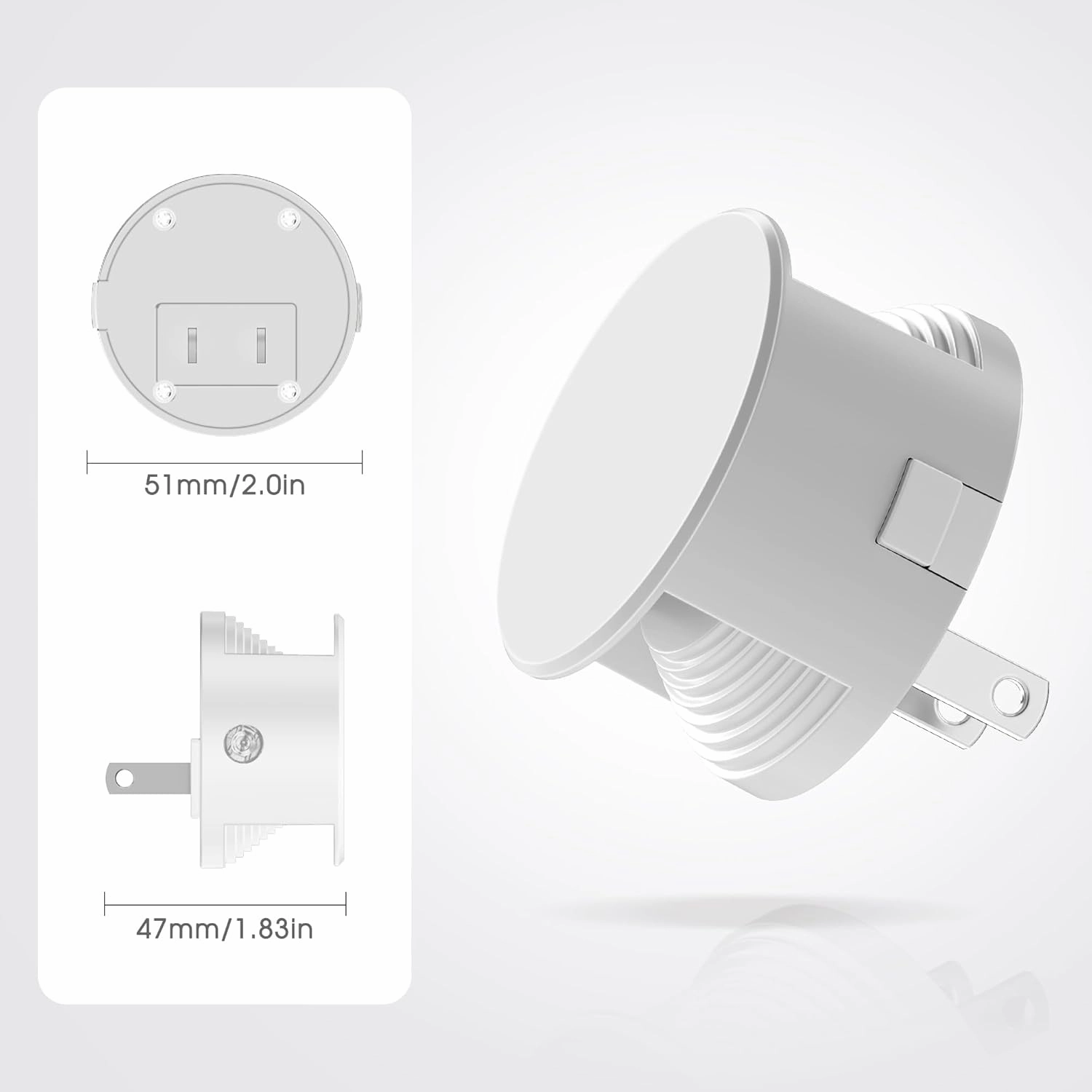 Night Light [2 Pack], Night Lights Plug Into Wall, 3 Adjustable Brightness Levels, Dusk to Dawn Sensor, Soft Amber Glow, Ideal Night Light for Kids, Bedroom, Bathroom, Hallway, Nursery