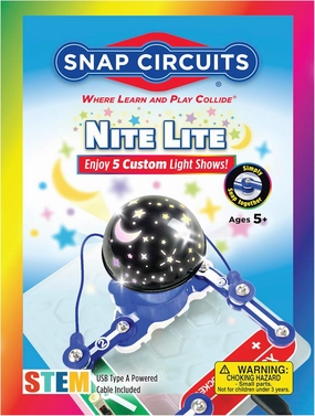 Night Light for Kids | Includes 5 Light Shows | Ages 5  | Rotating Night Light Projector