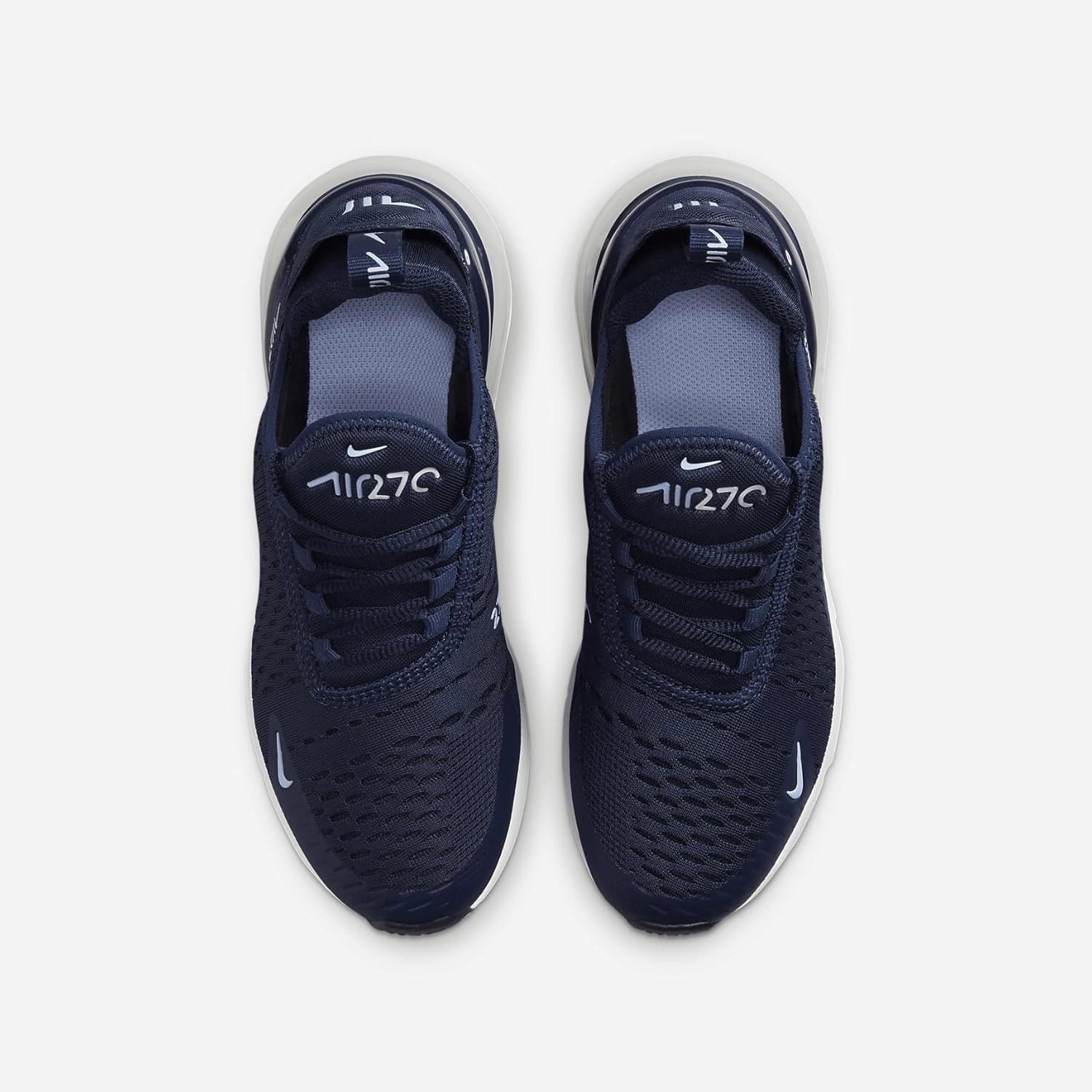 Nike Air Max 270 Big Kids' Shoes (943345-028, Light Smoke Grey/Dark Obsidian/Phantom/Bright Crimson)