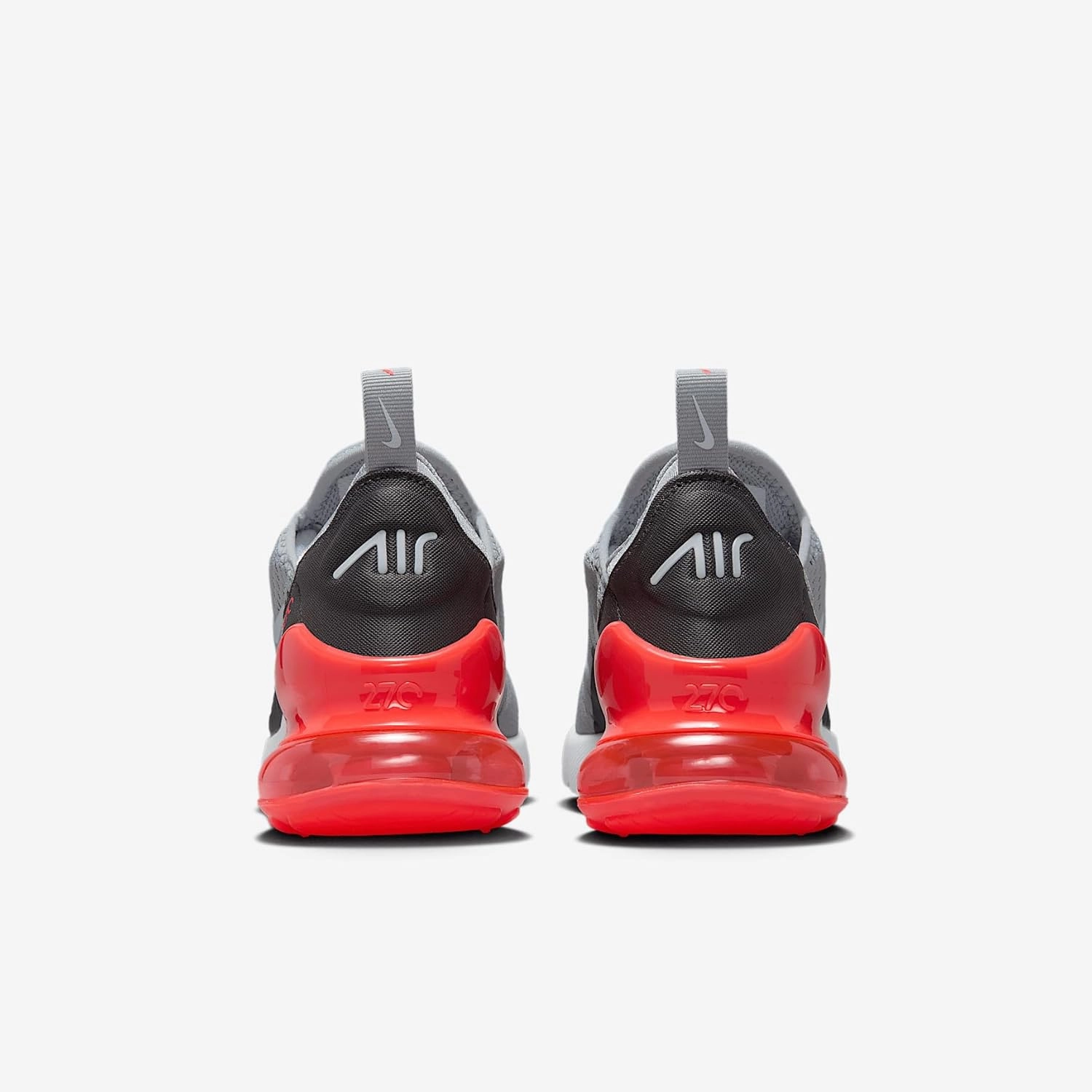 Nike Air Max 270 Big Kids' Shoes (943345-039, Wolf Grey/Anthracite/Bright Crimson/White)