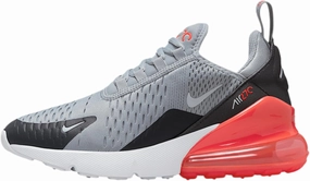 Nike Air Max 270 Big Kids' Shoes (943345-039, Wolf Grey/Anthracite/Bright Crimson/White)