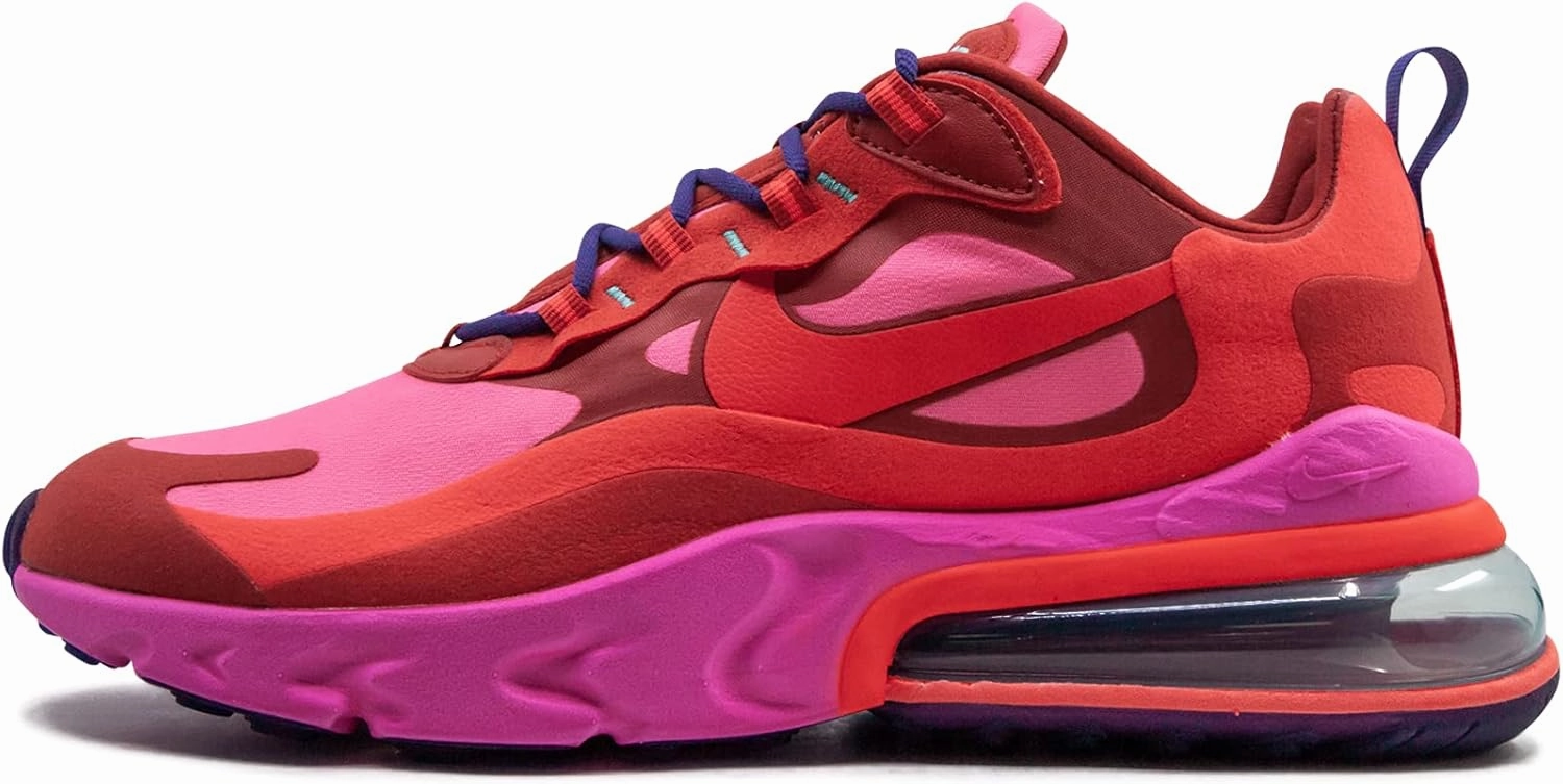 Nike Men's Air Max 270 React Shoes, Mystic Red/Bright Crimson, 10