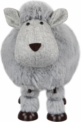 Northlight Bouncing Sheep Plush Easter Figure - 7.5" - Gray