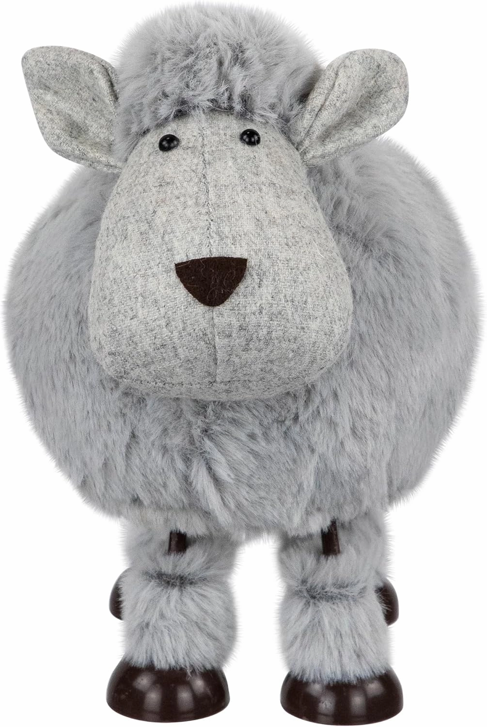 Northlight Bouncing Sheep Plush Easter Figure - 7.5" - Gray