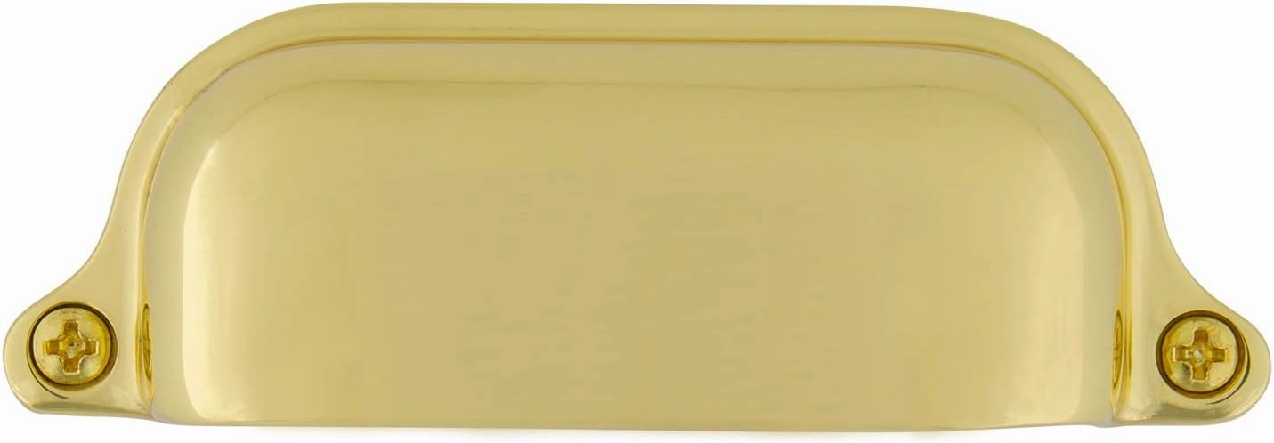 Nostalgic Warehouse Cup Pull Farm Large in Unlacquered Brass