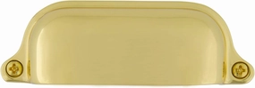 Nostalgic Warehouse Cup Pull Farm Large in Unlacquered Brass