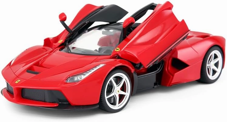 Official Licensed Ferrari RC Car, Remote Control 1:14 Ferrari LaFerrari Electric Sport Racing Toy Car Model Vehicle, 2.4 Ghz Licensed Car Series for Boys Adults Kids RC Cars for Boys Age 8-12 Red