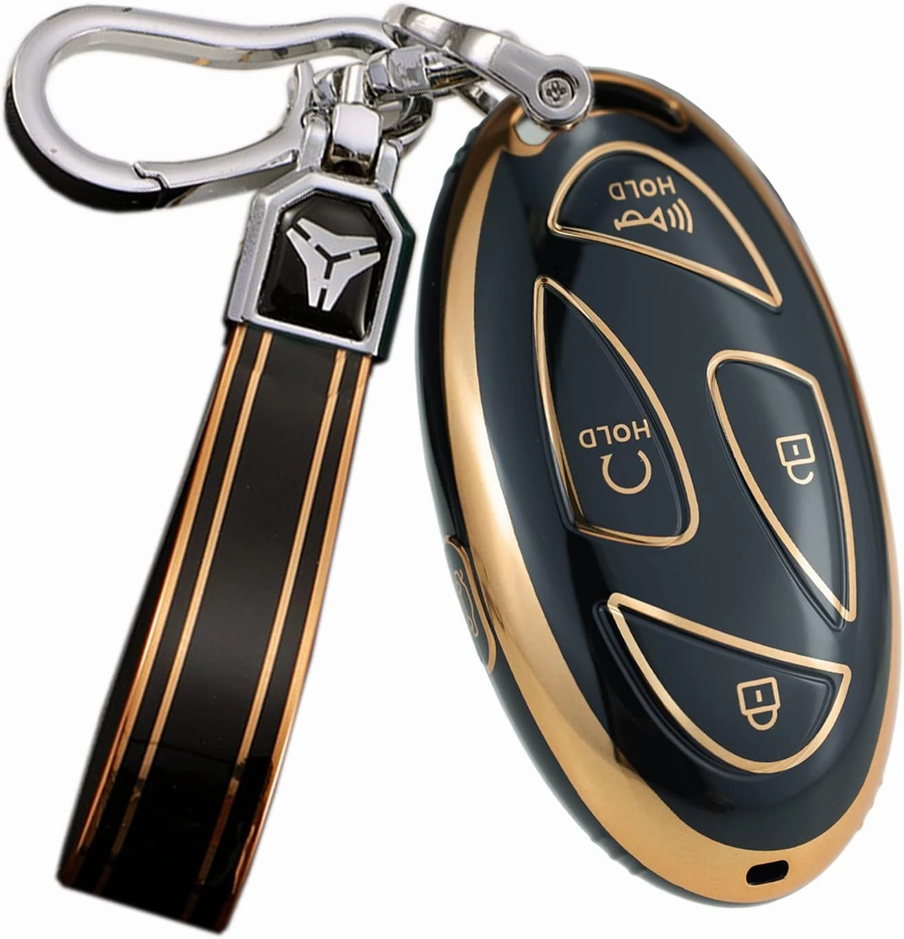 ontto 5-button Key Fob Cover TPU Car Key Holder Fit for Hyundai 2023 Ionic 6 Grandeur GN7 2023 Kona Ev 2023 New Kona SX 2