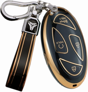 ontto 5-button Key Fob Cover TPU Car Key Holder Fit for Hyundai 2023 Ionic 6 Grandeur GN7 2023 Kona Ev 2023 New Kona SX 2