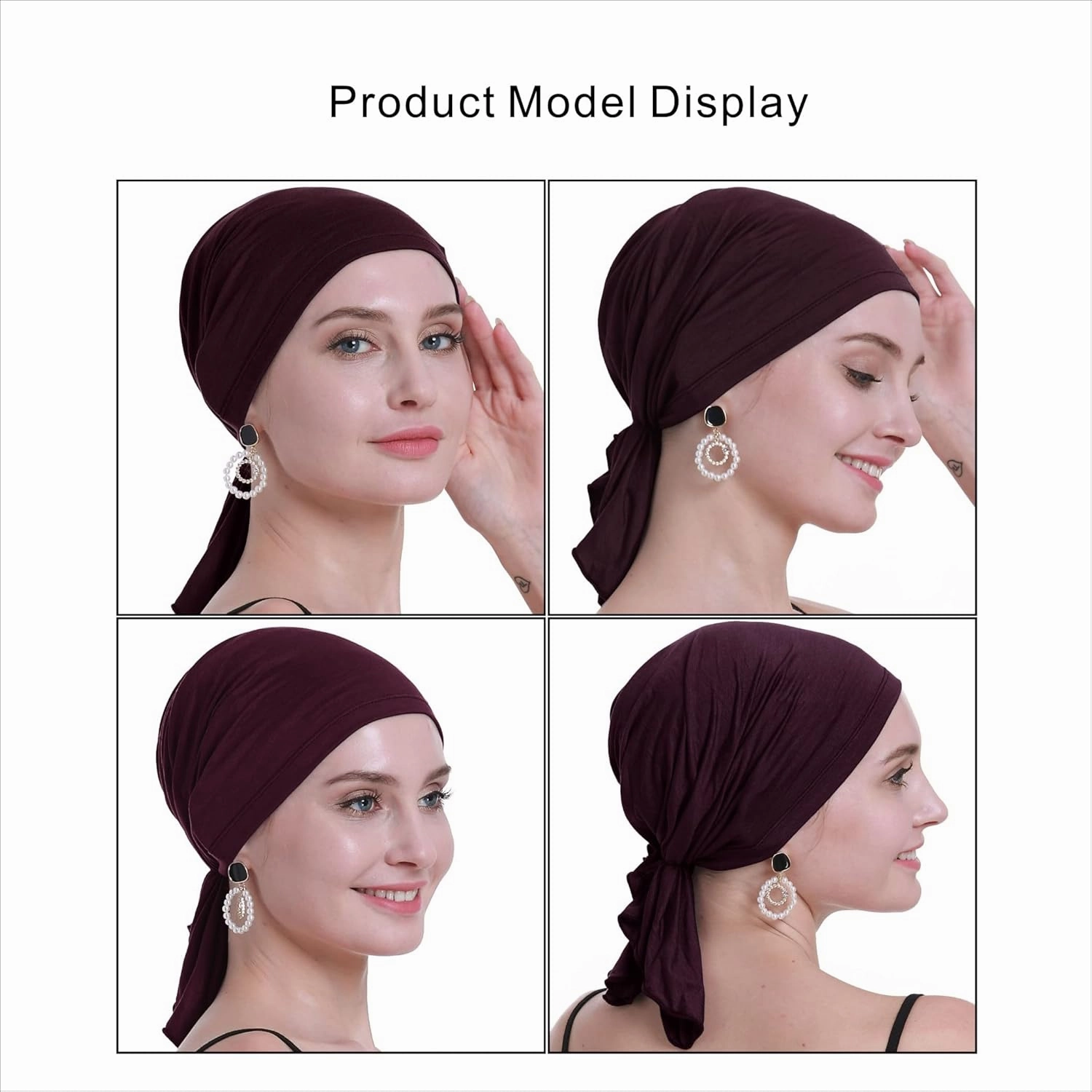 osvyo Chemo Headscarf for Women Hair Loss - Cancer Slip On Headwear Turbans Sealed Packaging