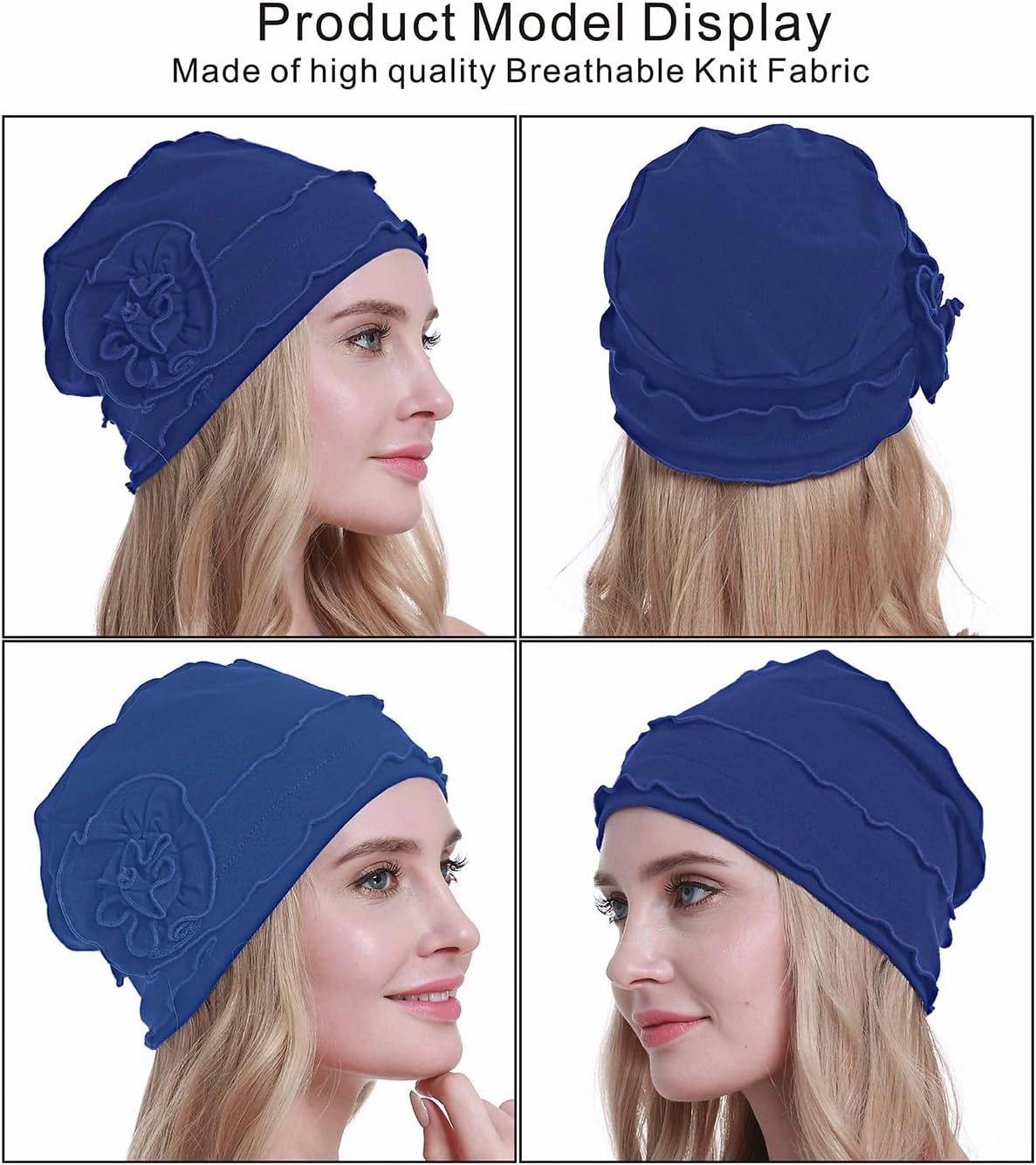 osvyo Chemo Headwear Turban Cap for Women - Cancer Beanie Hair Loss Sealed Packaging